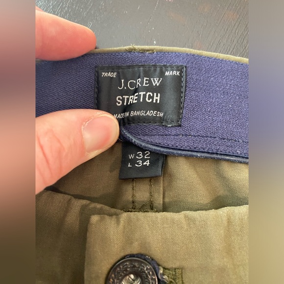 Jcrew 770 straight stretch chino in olive. 32W, 34L. Never worn! - Picture 1 of 5